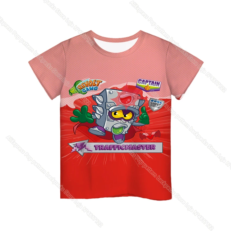 Kids Superthings 9 3D T-shirts Guardians of Kazoom Boys Girls Teens Cartoon Anime T Shirts Camiseta Children Tshirts Tee Tops