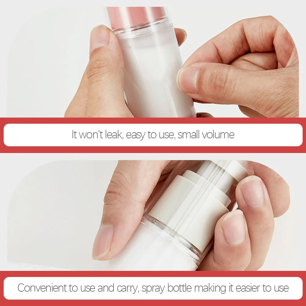 

Набор из 4 безвоздушных флаконов-спреев для путешествий: герметичные портативные дозаторы для крема, тонального крема, шампуня, масла для волос