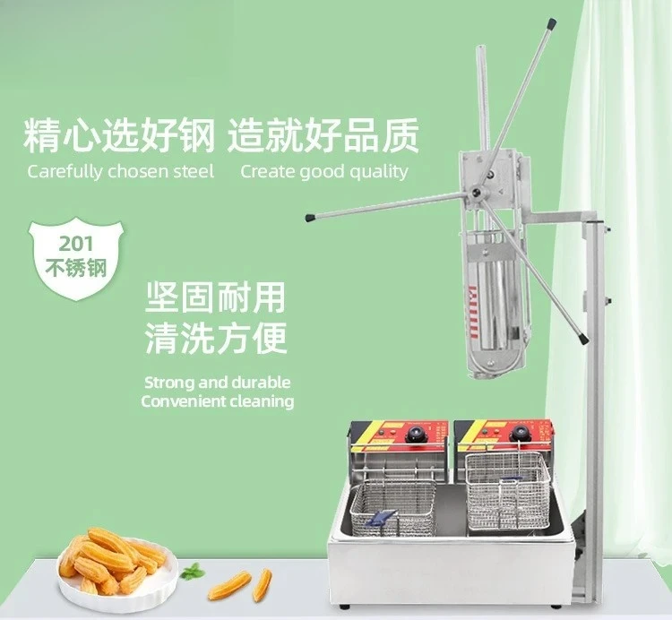 

for Latin fruit machine, jewel machine, Spanish churros , Latin fruit snack with fryer, twist machine, churros .