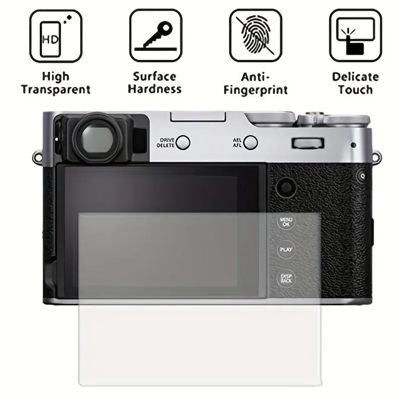 For Fuji X100 VI X100V Camera Accessories Screen Protector For Fujifilm X100VI Camera Tempered Glass Film