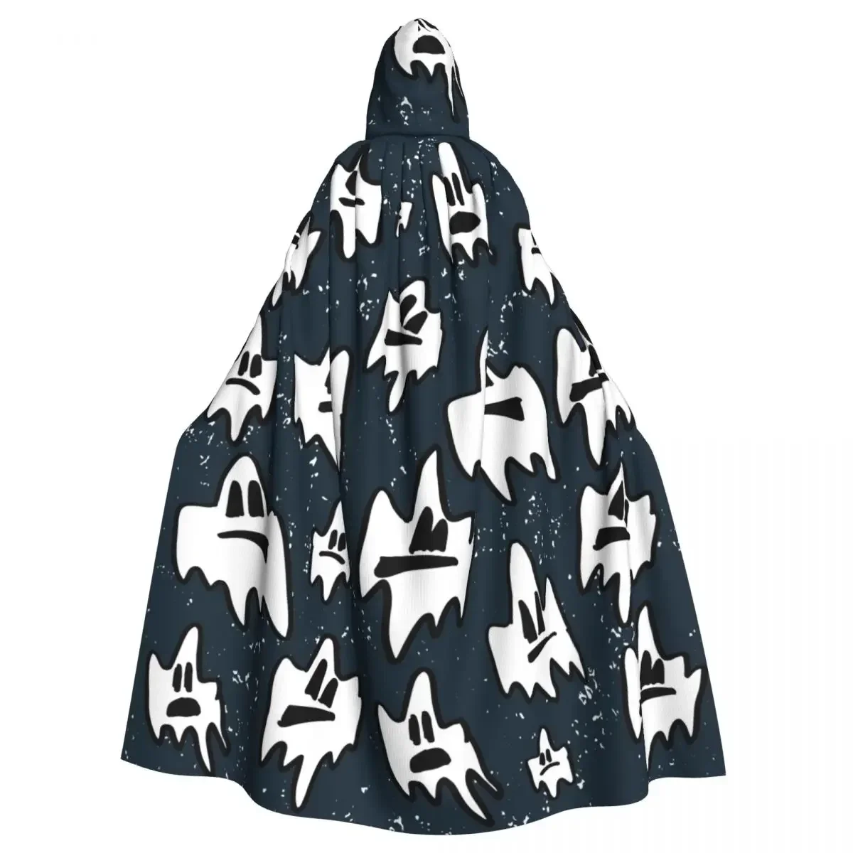 

Cartoon Halloween Ghosts Hooded Cosplay Costume Halloween Adult Long Party Cape keep warm Water Resistant