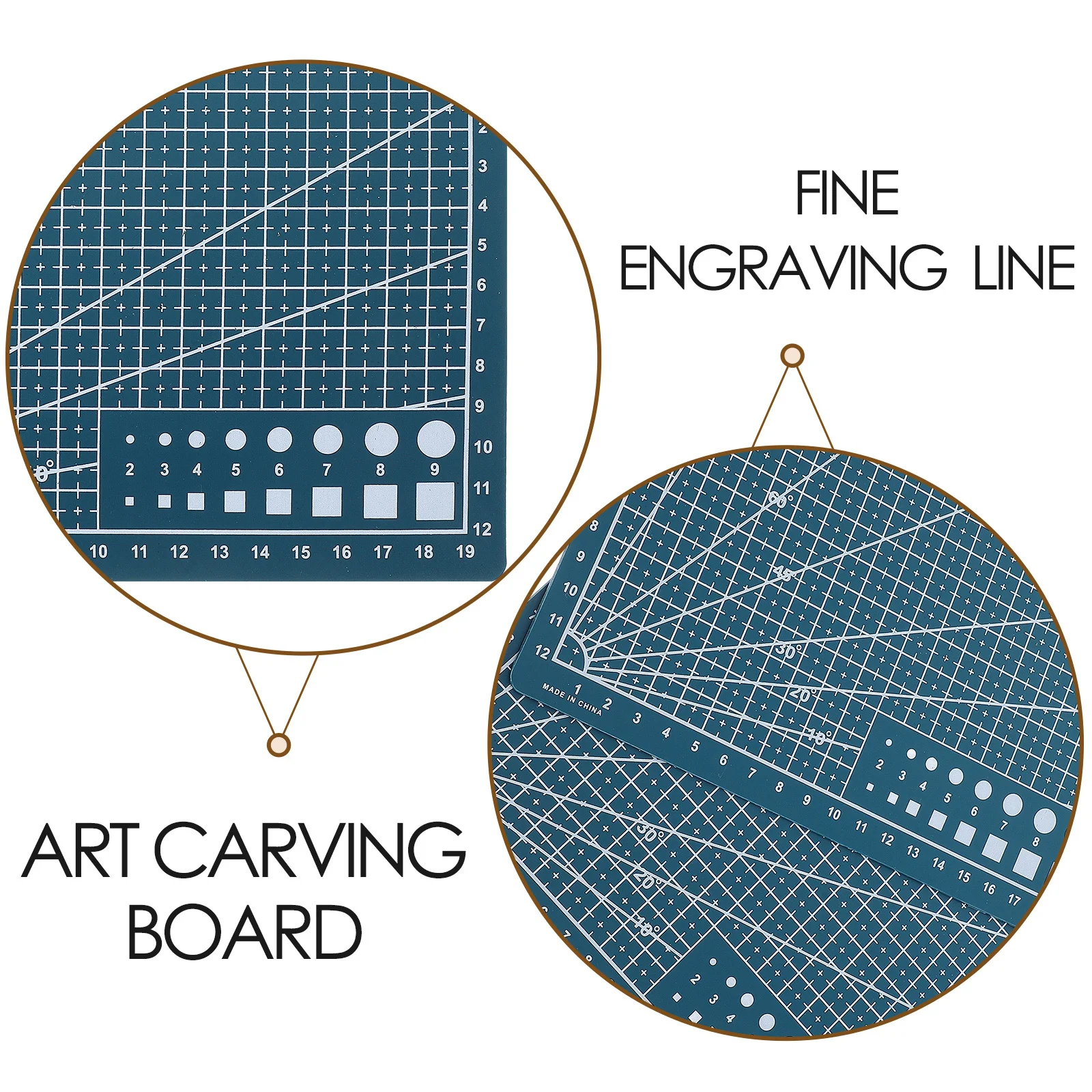 Tapete de pvc autocurativo de dupla face a5, 2 peças, com linhas de grade, para scrapbooking, acolchoamento, projetos de artesanato, almofada de corte de tecido grande
