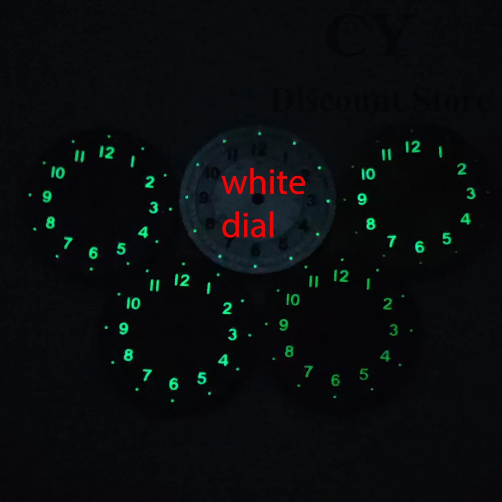 NH35 Watch Dial 29mm Black Green Blue white Dial Luminous Fit NH35 NH36 PT5000 ETA2824 2836 DG2813 3804 Miyota8215 821A Movement