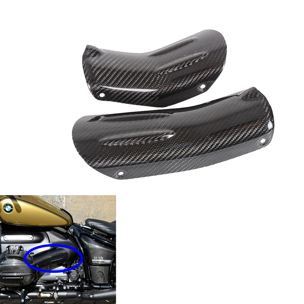 For BMW R18 R 18 2021 2022 Motorcycle Exhaust Pipe Protector Heat Shield Cover Air Intake Guard