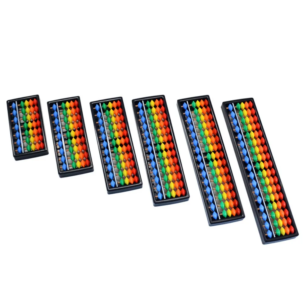 Montessori Math Toy Colorful Abacus Kids Learning Math Arithmetic Traditional Abacus Education Toy for Children Teaching Aids