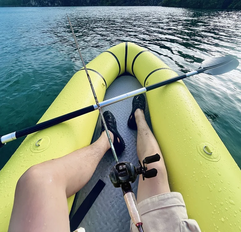 TPU medium rowing backpacking boat outdoor kayak rubber boat, fishing boat inflatable boat