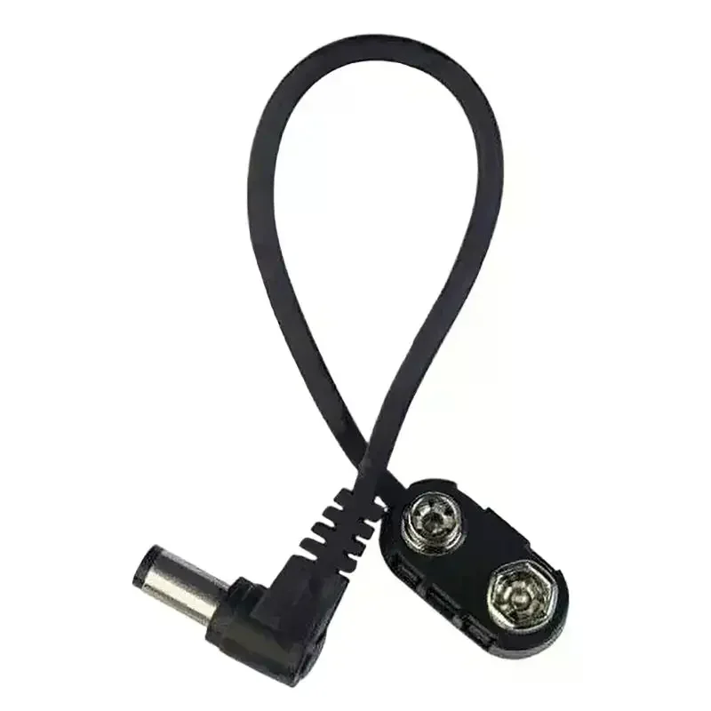 Effect Pedal 9V Battery Clip Converter Power Cable Snap Connector For Guitar Effect Pedal Battery Power Supply Adapter
