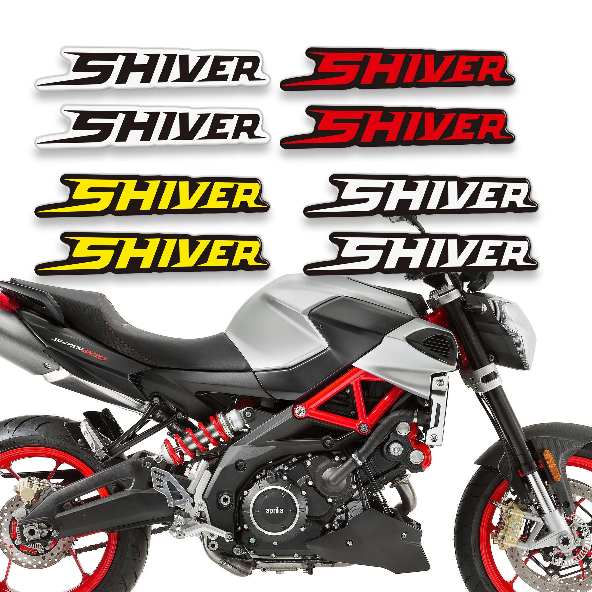 

Мотоциклетные накладки на бак, ручки для защиты коленей, 3D наклейки, комплект наклеек, подходит для Aprilia SL 750 900 Shiver 2018-2023