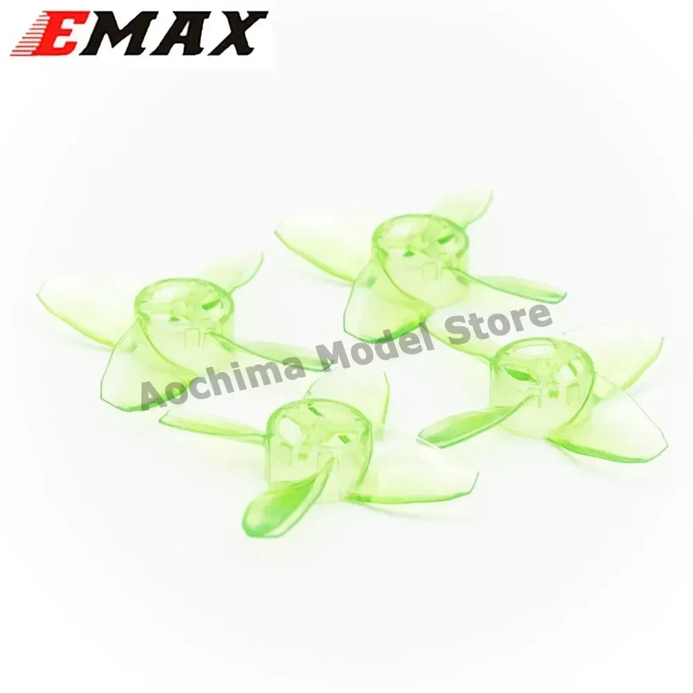 2Pairs EMAX Avan Tinyhawk TH Turtlemode Propeller 2CW+2CCW 4-Paddle 40mm Props for Indoor Flying 08025 Motor