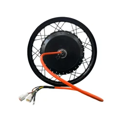 Moteur de moyeu de moto électrique, QS273, 40H, V3, 4000W, 8000W, 152mm, sorties