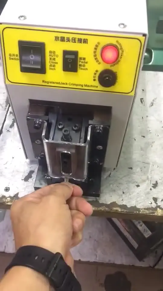 Over 10 years experience rj45 making machine for connector crimping