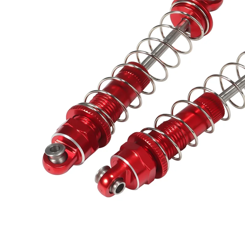 MACH-4 Stuks Metalen Schokdemper Demper Voor 1/18 RC Crawler Auto UTB18 Capra Onbeperkt Trail Buggy Upgrade Onderdelen Accessoires