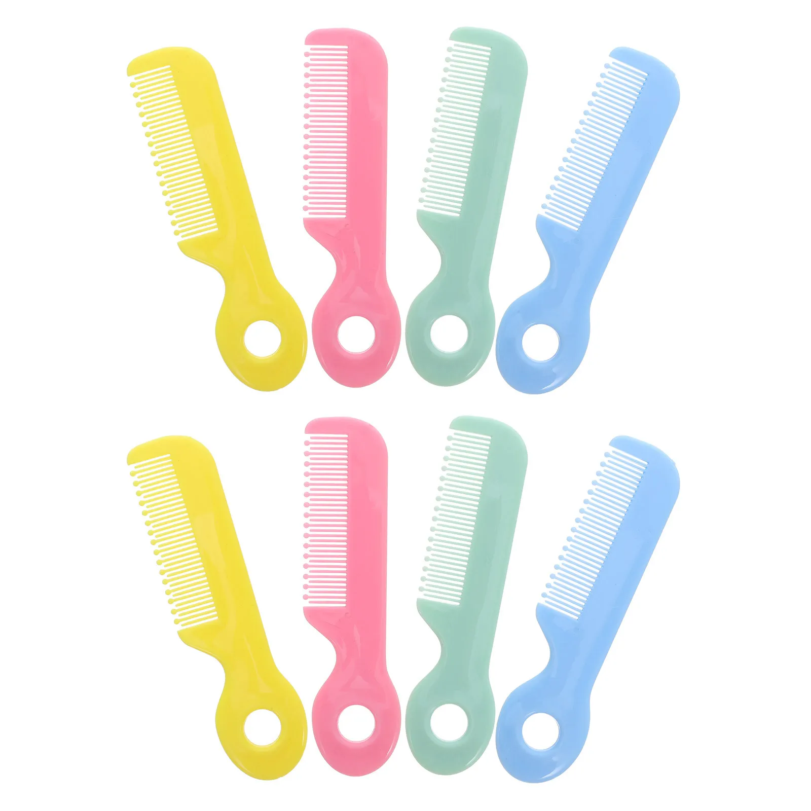 

8 шт., набор милых детских щеток для ухода за детьми для маленьких девочек и мальчиков, антистатическая пластиковая расческа для ежедневного ухода за волосами, распутыватель