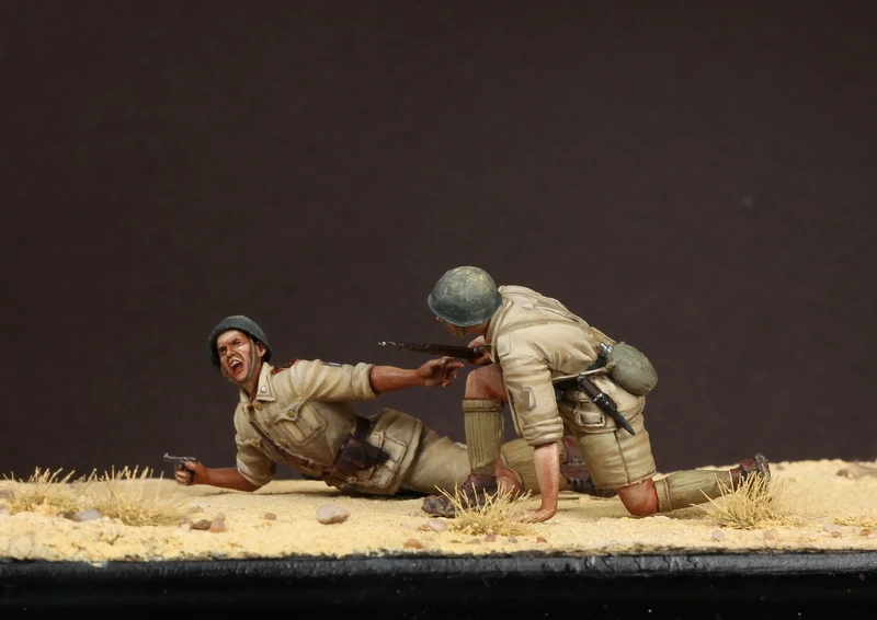 

1/35 Resin Model Figure GK ,2 Figure , Unassembled and unpainted kit
