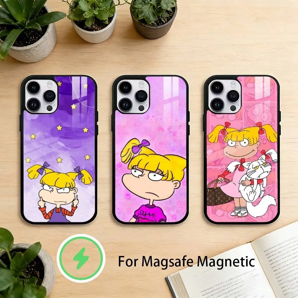 

Rugrat Chuckie A-Angelica Phone Case For iPhone 17,16,15,14,13,12,Plus,Pro,Max For Magnetic Wireless Charge
