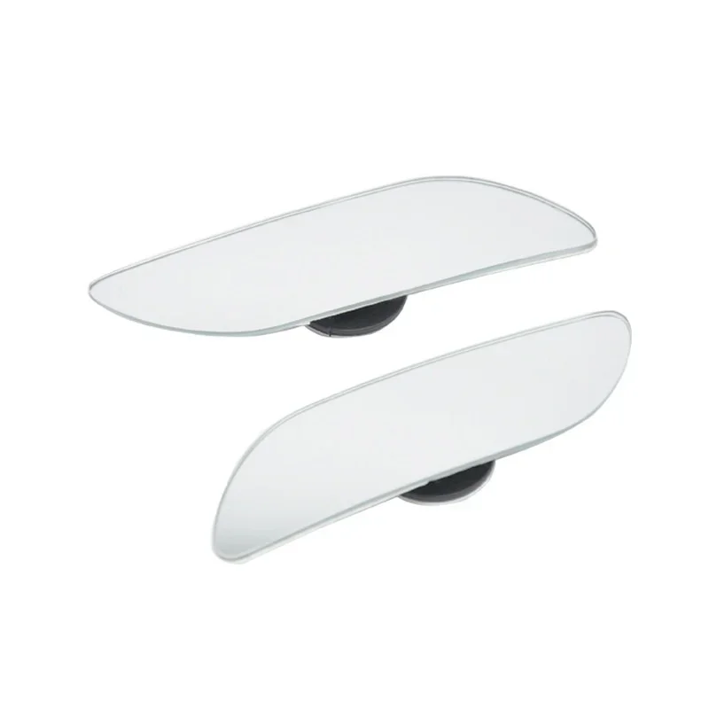 New Elongated Hd Bezel-less Blind Spot Mirror for Car Small Round  Long Arc Reversing Assist