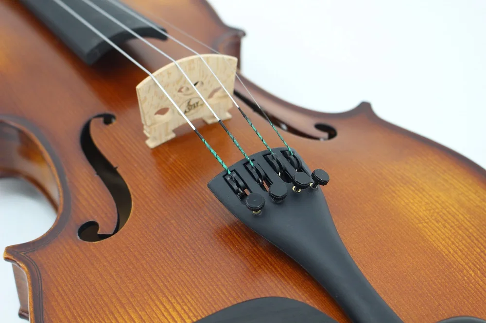 

High Quality 4/4 Full Size Acoustic Violin Premium Solid Wood Stringed Instrument Jujube Fitting For Beginners Practice