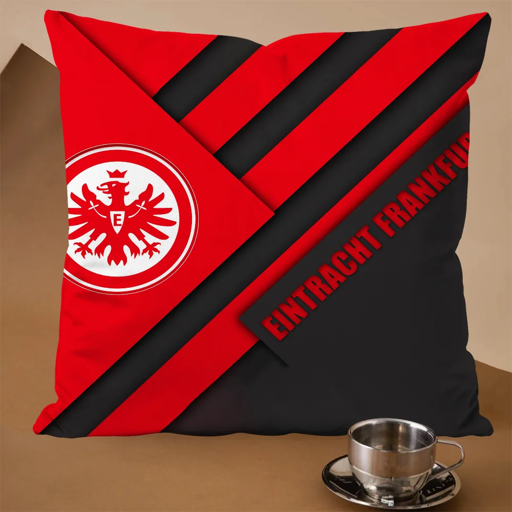 Home and Decoration Cushions Pillow Cases  Eintracht Frankfurt Cushion Covers for Decorative Cushions Silk Pillow Cover Luxury