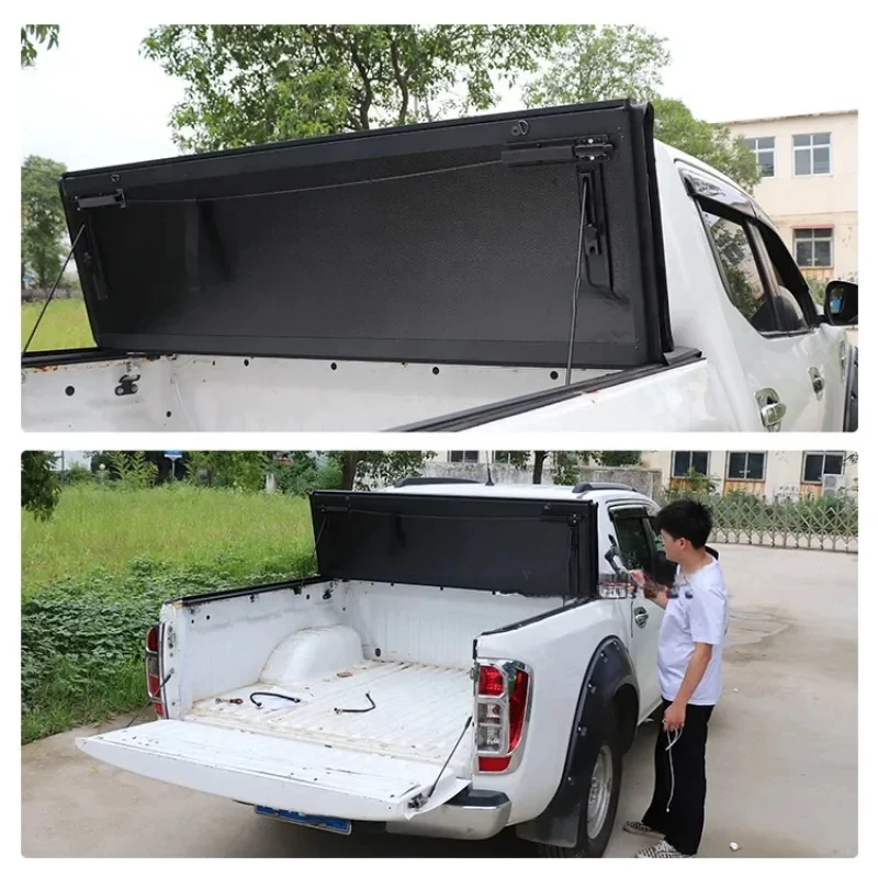 4X4 Aluminum Folding Truck Bed Cover Hard Tri-Fold Tonneau