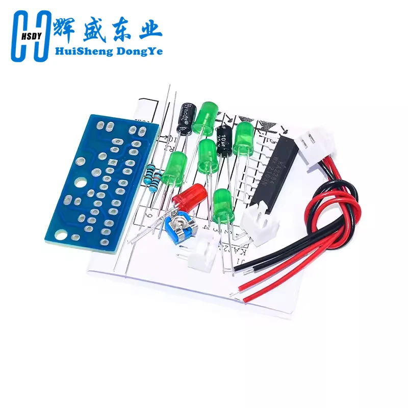 KA2284 Audio Level Indicator Module Suite Trousse Electronic Parts 5mm RED Green LED Level Indicating Board DIY Kits