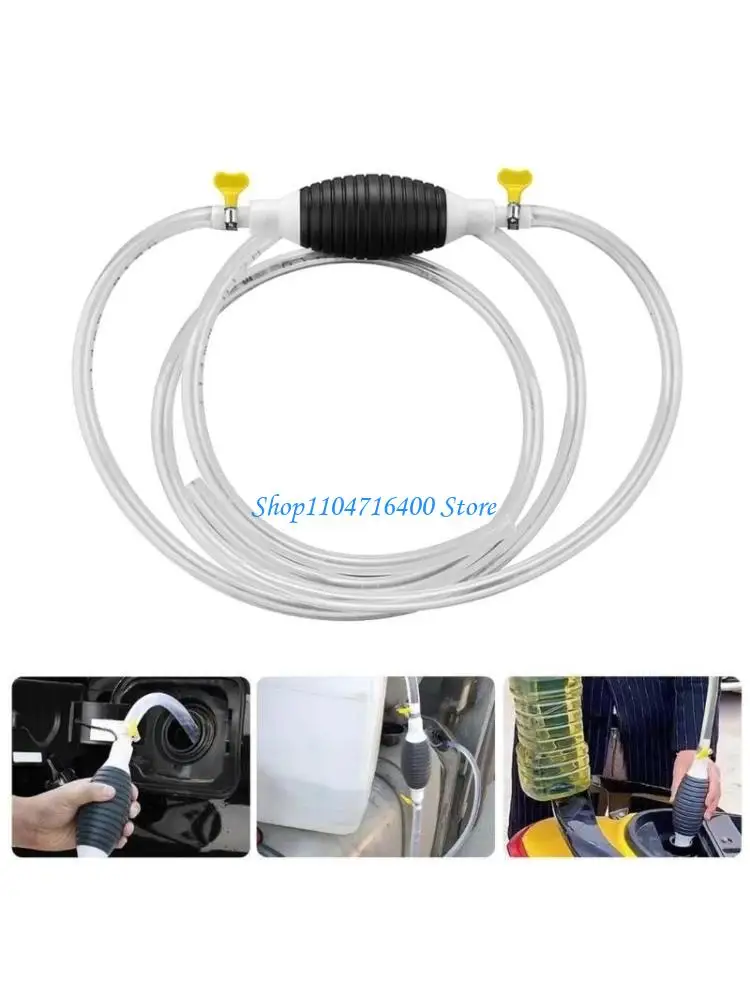 

y1gd Car Boats, Oil, Liquid High Hand Siphon for Fuel Transfer, Manual Hose