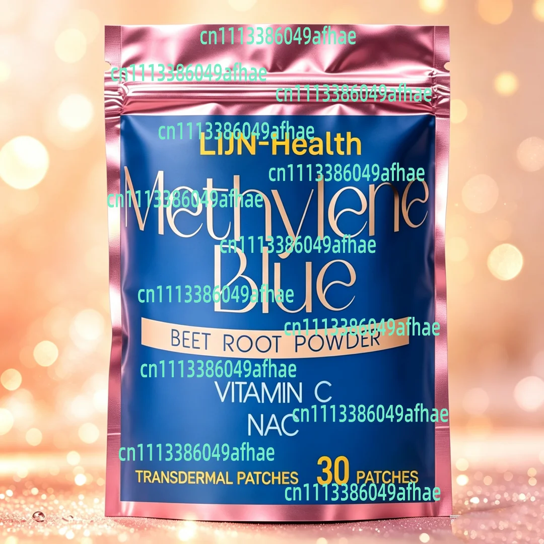 30 Patches Methylene Blue Transdermal Patches With Nac For Antioxidant Support Cognitive Brain , Memory, & Energy