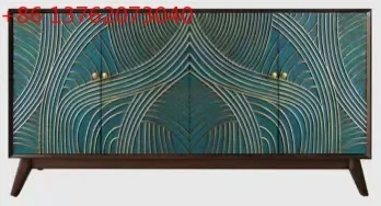 Living room storage locker entry door decorative partition cabinet American ultra-thin dust-proof side cabinet