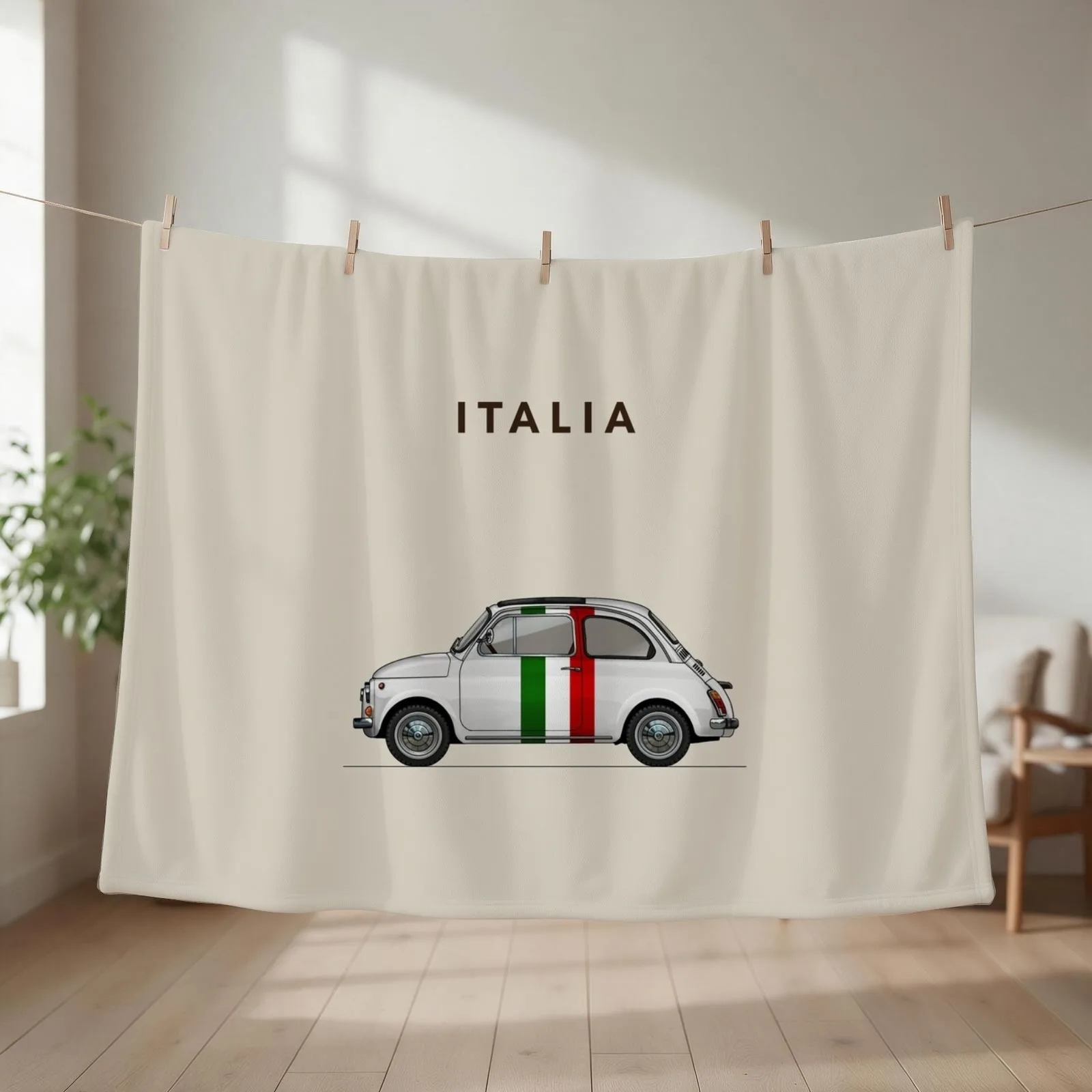 FIAT Italia Throw Blanket Stuffeds Heavy Soft Big Blankets For Sofas Blankets