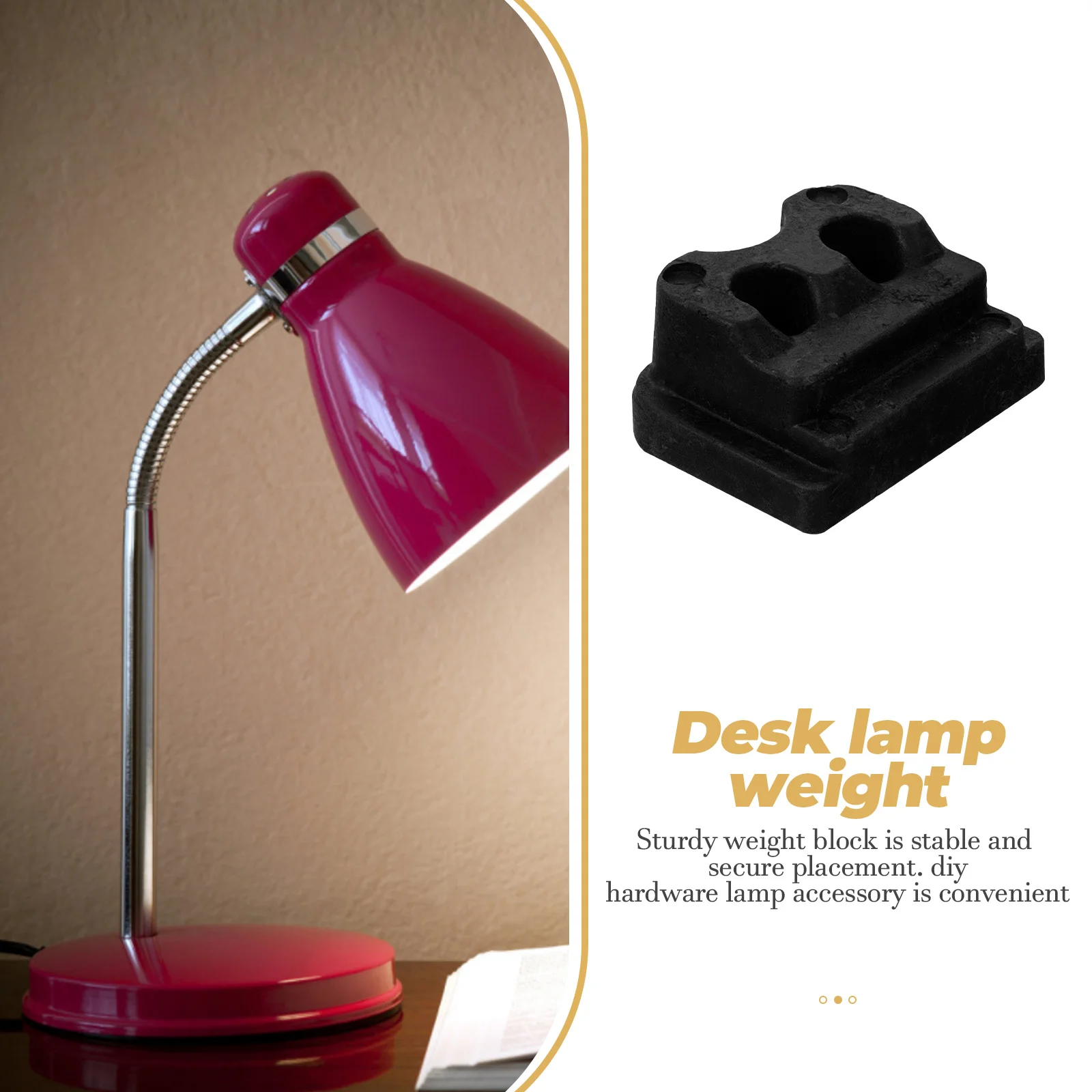 

4pcs Lamp Floor Base Sturdy Weight Block DIY Hardware Accessory Plastic Material Fine Workmanship Desk St Replacement