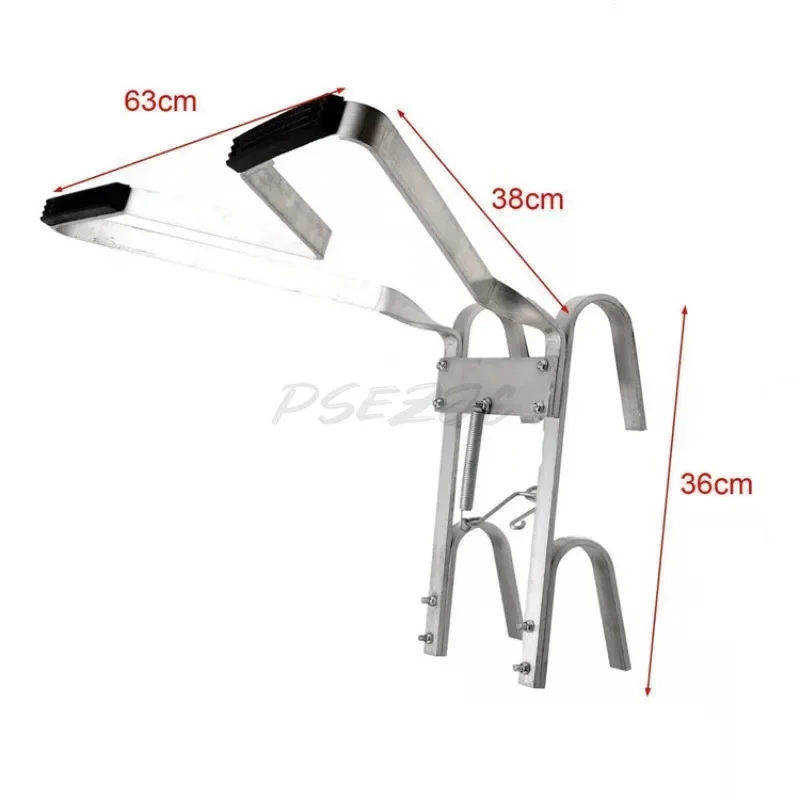 Household Portable Wall Corner Ladder Bracket Accessories Electric Pole Ladder Type Aluminum Bracket Hardware T-shaped