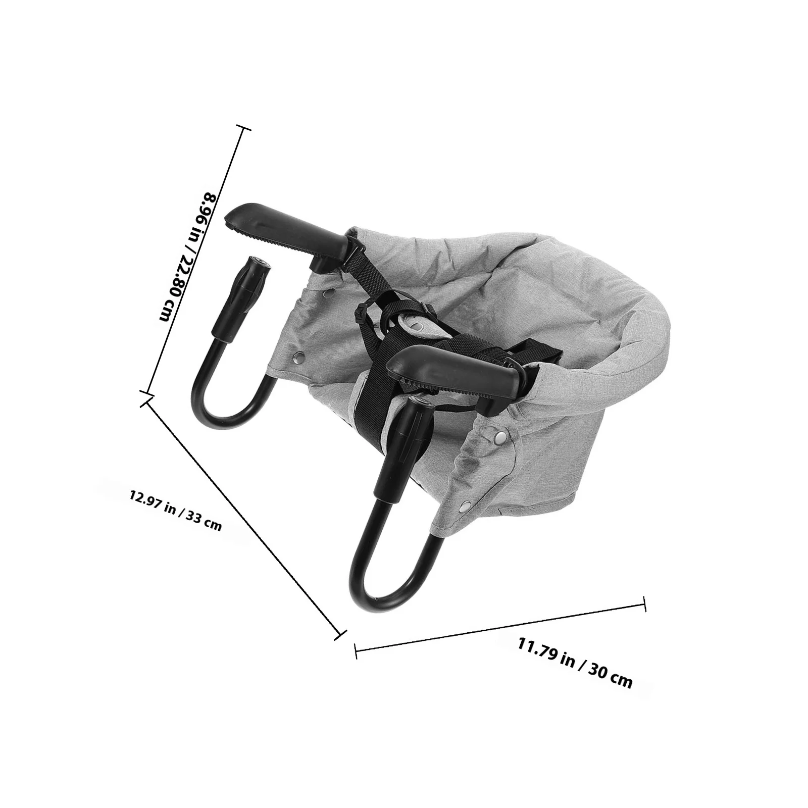 كرسي مرتفع للأطفال محمول قابل للطي بمشبك على كرسي التغذية على مقعد للسفر وتناول الطعام واستخدام الطفل كرسي مرتفع للأطفال الصغار