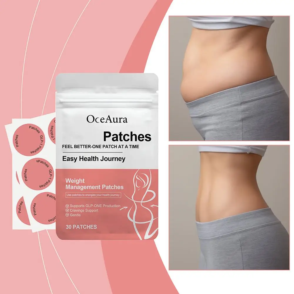 30pcs Body Care Patches Body Shaping Patches Weight Loss Slimming Patches Suppressing Appetite For Women Weight Management Tools - view 2
