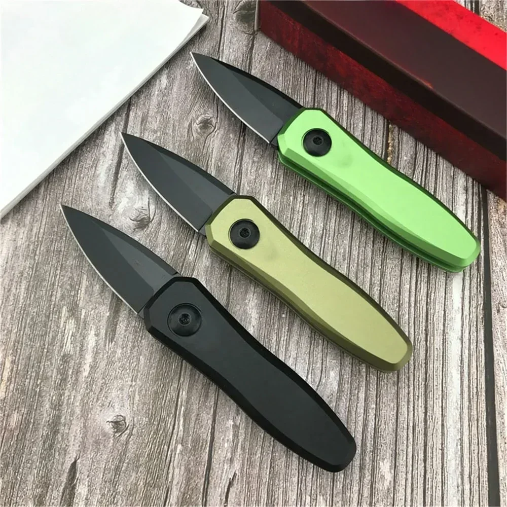 

Huaao AU/ TO Pocket Knife 8Cr18Mov Blade Aluminum 3 Colors Handles Mini Light Edc Outdoor Hunting Campin Folding Tools