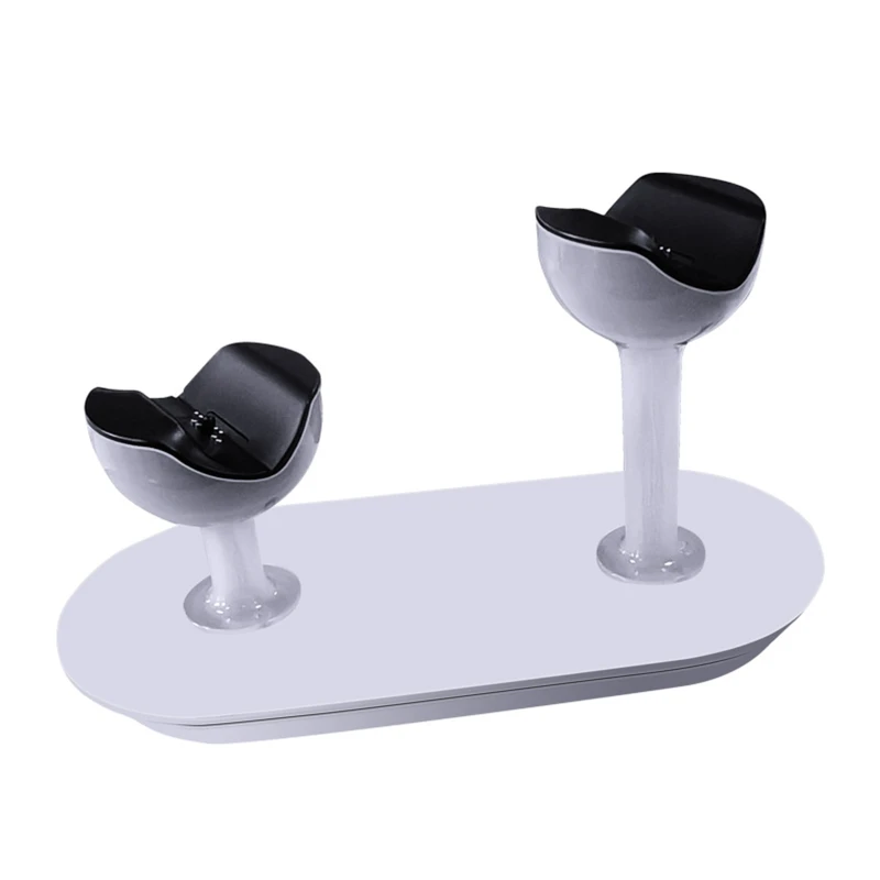 حامل شاحن مزدوج للتحكم، حامل قاعدة شحن، منفذ من النوع C لـ