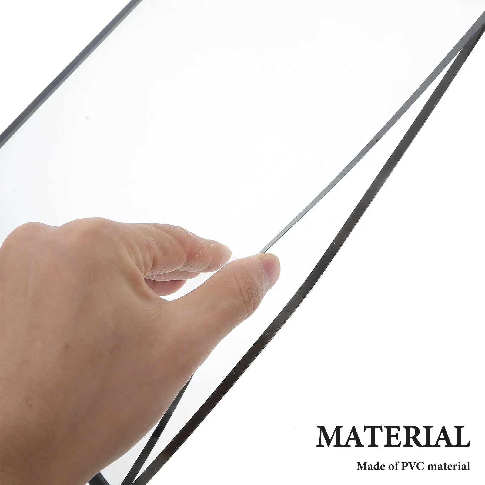 Clear PVC A4 Poster Sign Holder – Hanging Display for Retail, Supermarket, Restaurant, Office & Window Wall Mount