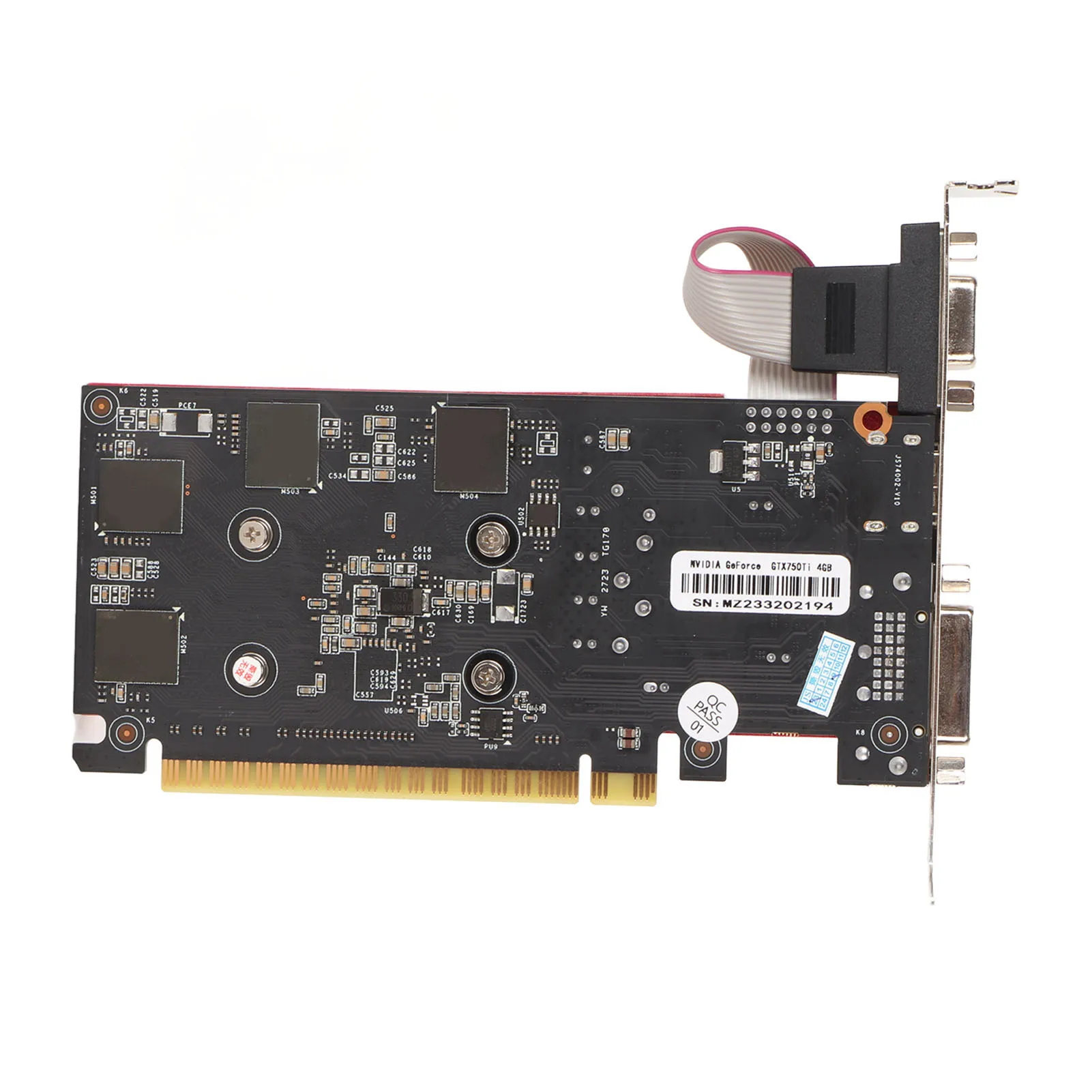 Graphics Card GTX750TI 4GB Graphics Card GDDR5 128bit HD Multimedia Interface Gaming Graphics Card for Home Business Desktop PC