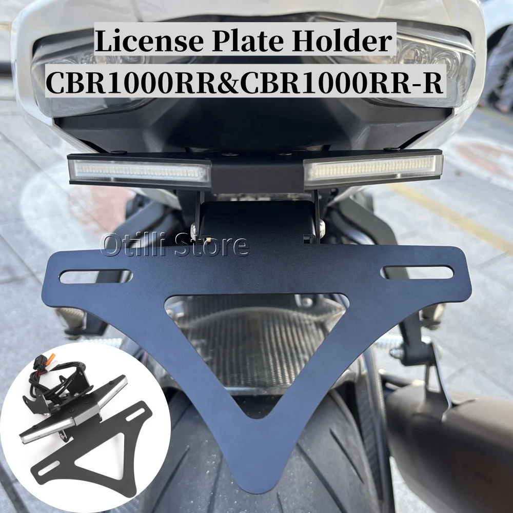 

Для Honda CBR1000RR CBR1000RR-R CBR1000RR RR-R 2020-2025 мотоциклетный задний аккуратный держатель номерного знака, комплект для устранения крыла
