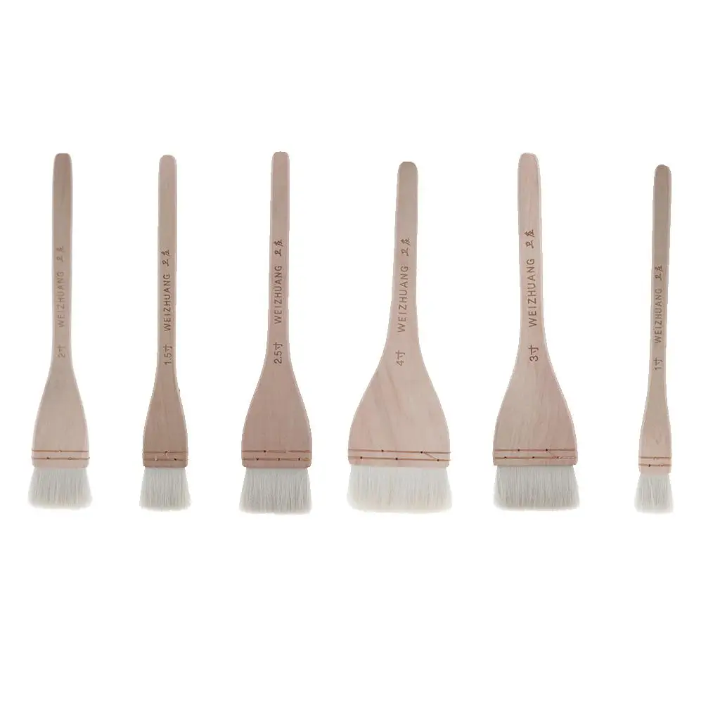 

Professional Art Brushes Flat Pointed Handle for Acrylic Painting