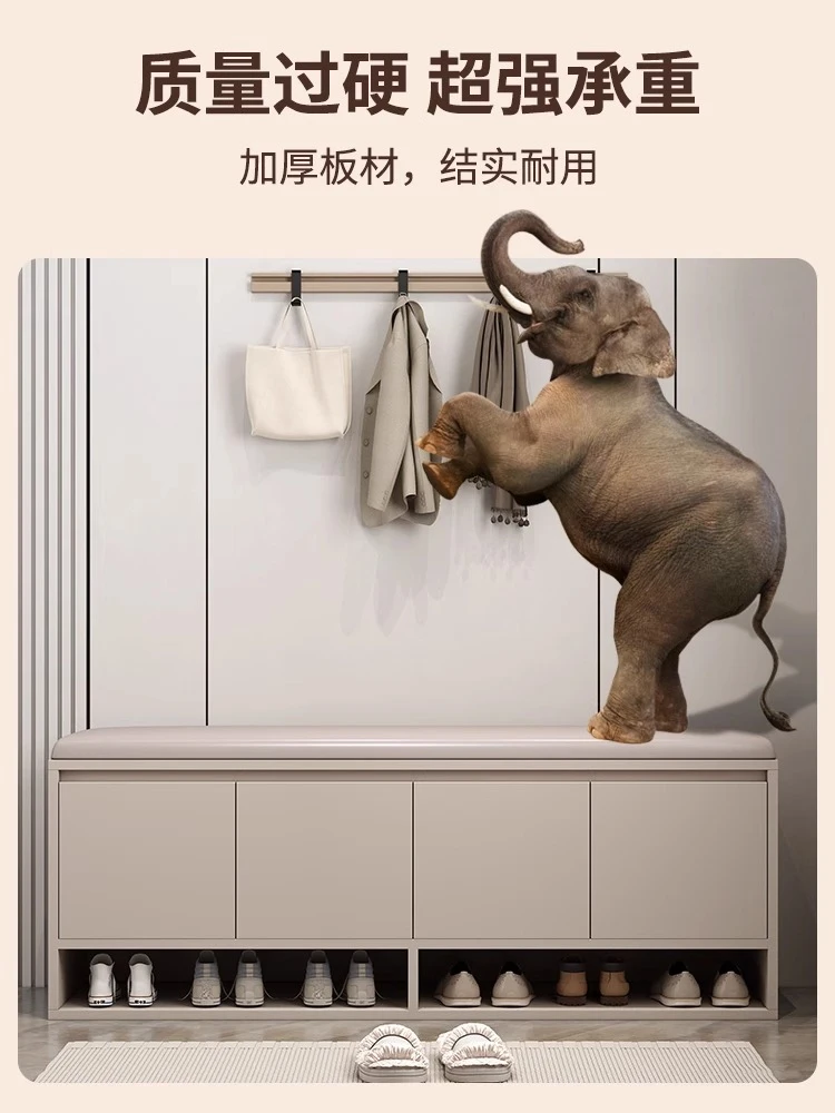 

Табурет для смены обуви можно разместить в дом, шкаф для обуви, встроенный табурет для хранения, легкая роскошь.