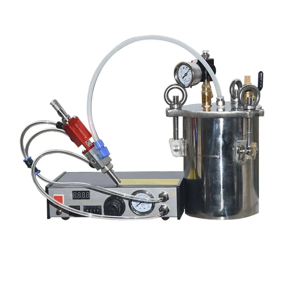 

High Viscosity Glue Thimble Type Dispensing Valve Micrometer Dispensing UV Glue Precision Dispenser