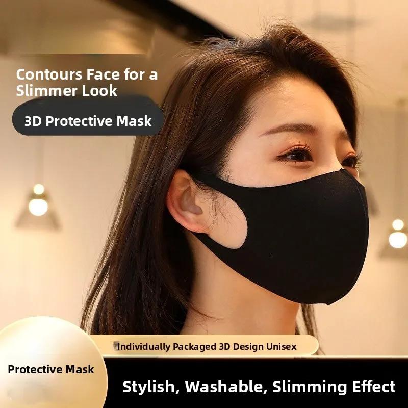 

3D Stereo Disposable Mask ex High Faion Winter 2026 New Sle Bla Adult Men Women One Time Use Medical Environment