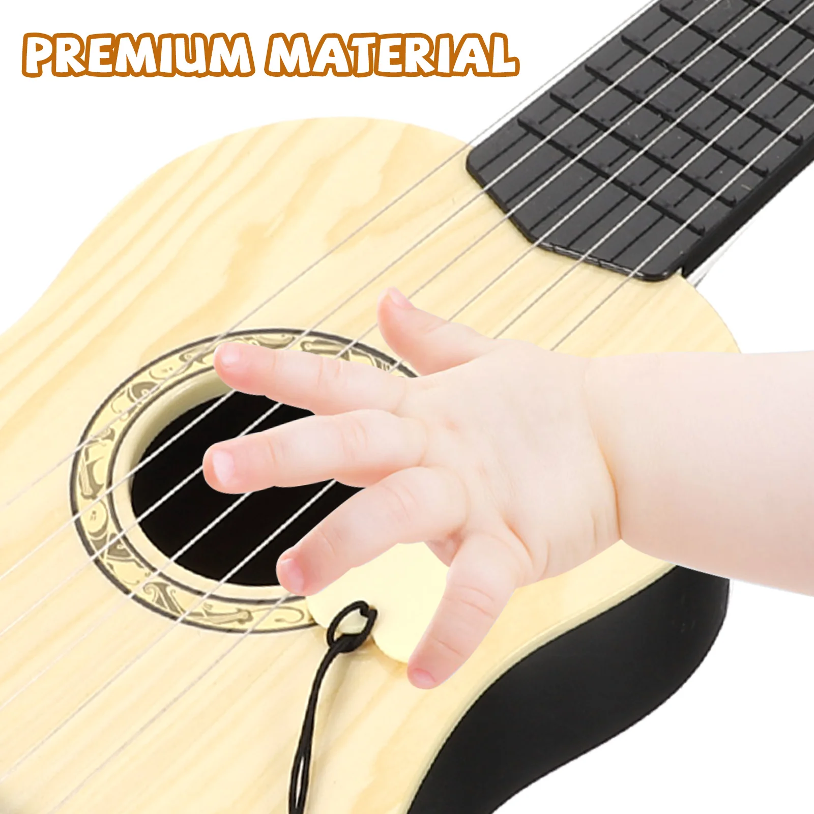 Chitarra giocattolo Tamburo Giocattoli per bambini Per bambini Ukulele Strumento musicale per bambini