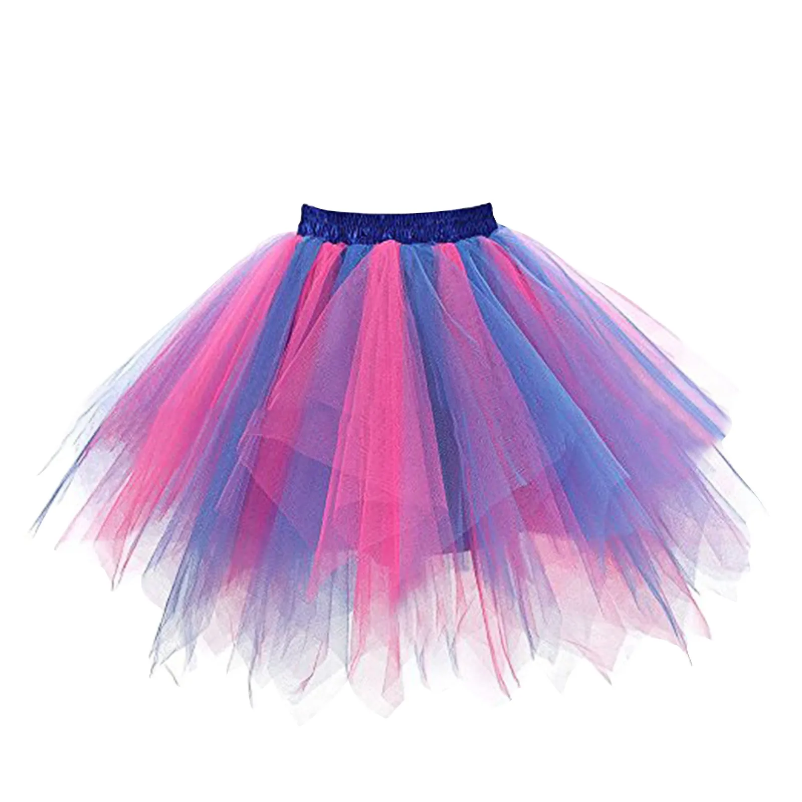 

Multicolor Tulle Pleated Skirts For Women Gauze Short Skirt Tutu Ballet Dancing Skirt Ball Gown Layered Puffy Petticoat