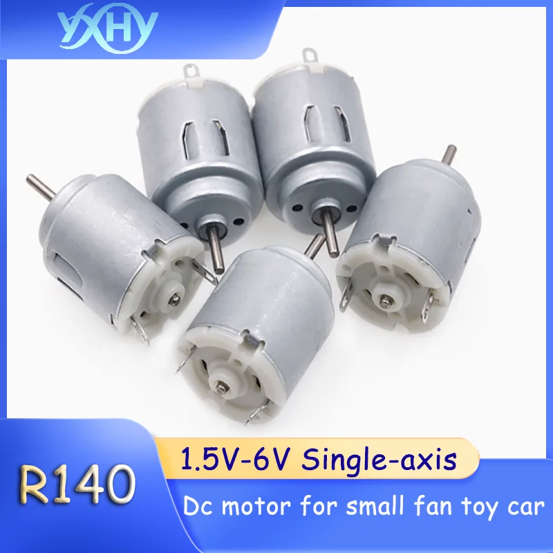 

Micro Motor R140 Small Fan Toy Car DC Motor Motor 1.5V-6V Drive DIY Small Motor