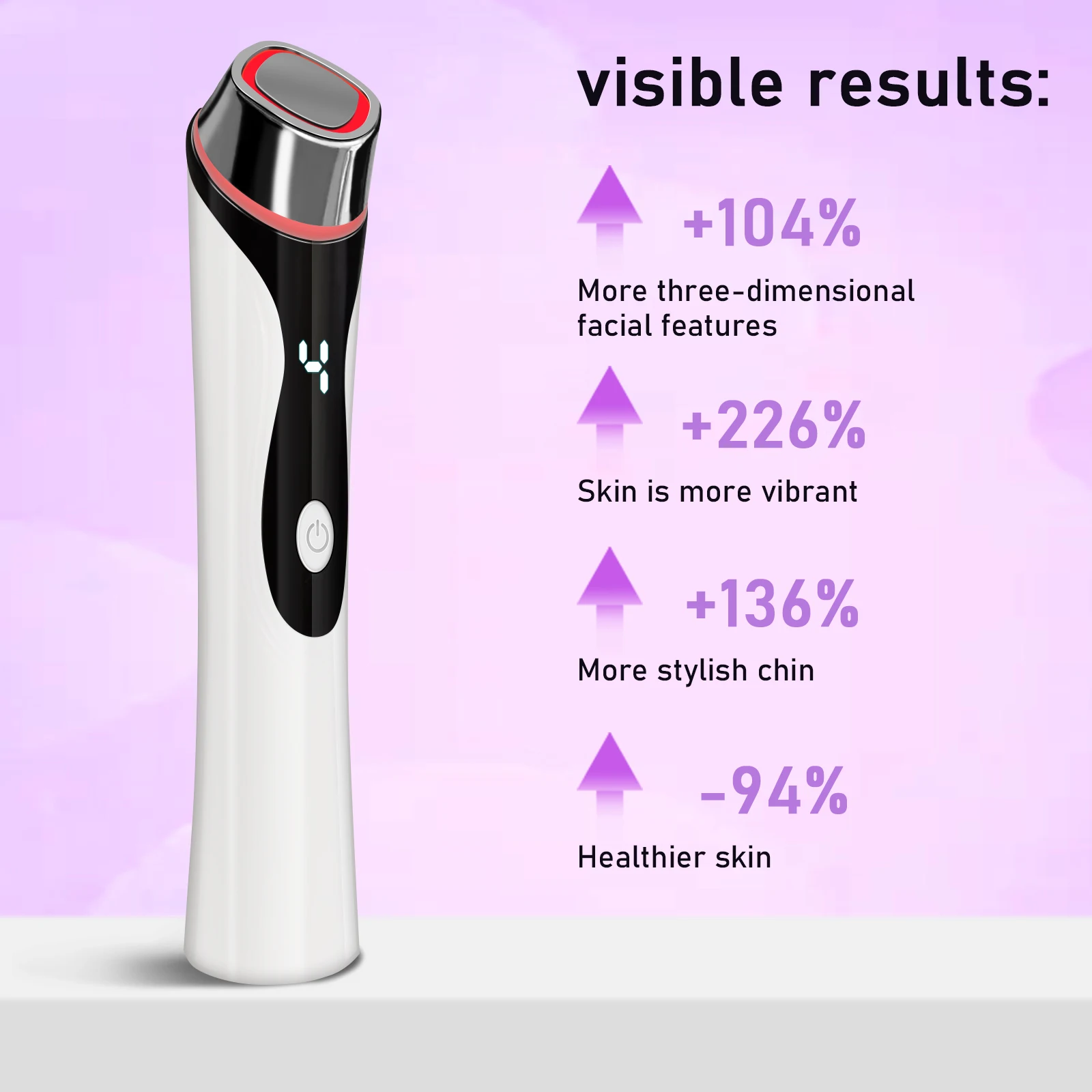 The Electric Facial Massager Can Vibrate and Lift The Facial Skin in 4 Adjustable Modes Women Beauty Instrument Skin Care Tool view 5