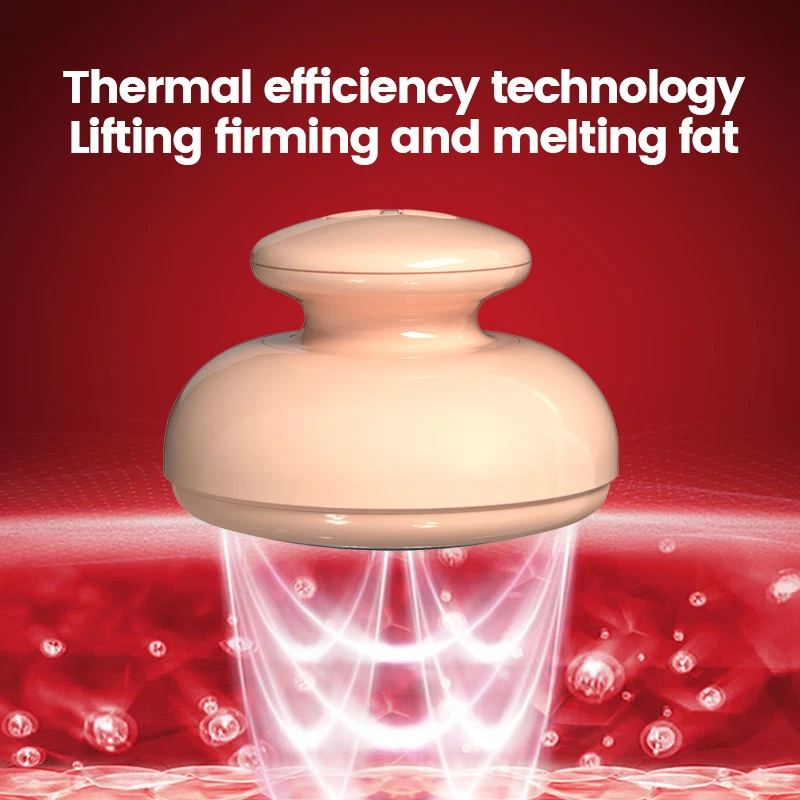 Home Use Fat Burning Device Three  Colors EMS Microcurrent Vibration Thermal Body Slimming Massager