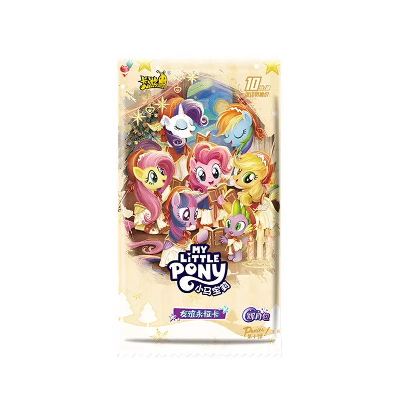 KAYOU My Little Pony Card Friendship Forever Cards Star Pack Prachtige vergulde prinsessenkaarten Verzamelkaarten Speelgoed Geschenken