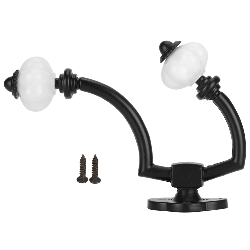 European Style Retro Design Coat Hook Rust Proof Wall Mounted Bathroom Hanger Plastic Head Antique Cloth Hanger Home Decor