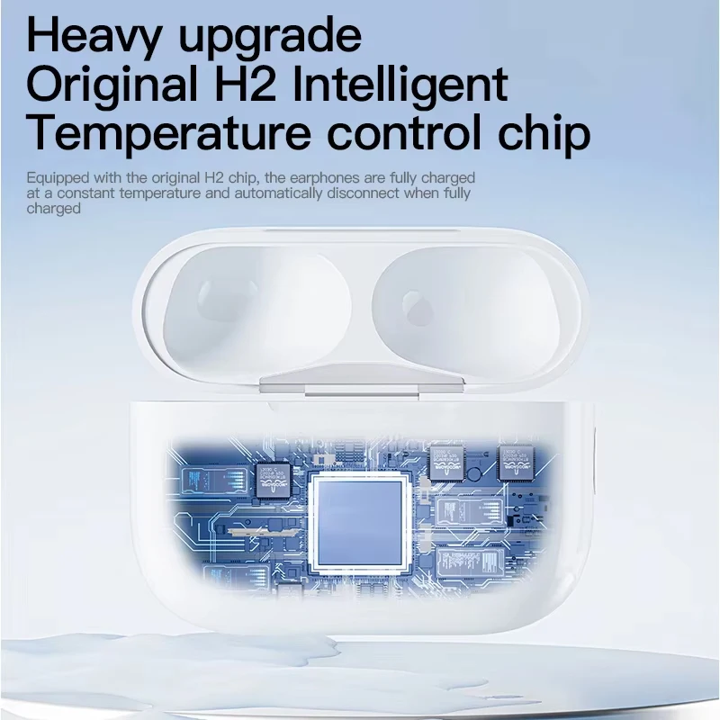 صندوق شحن أصلي بديل لأجهزة Airpods Pro 1 2 3 حافظة شاحن بطارية سماعة أذن بلوتوث مع ضوء مؤشر LED