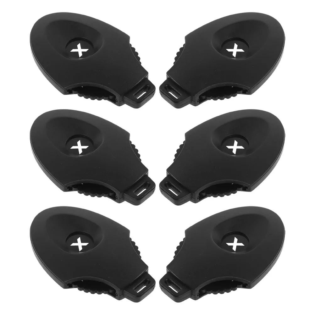 

6 Pcs Golf Scorer Driver Head Covers Accessories Black Club Identification Tags